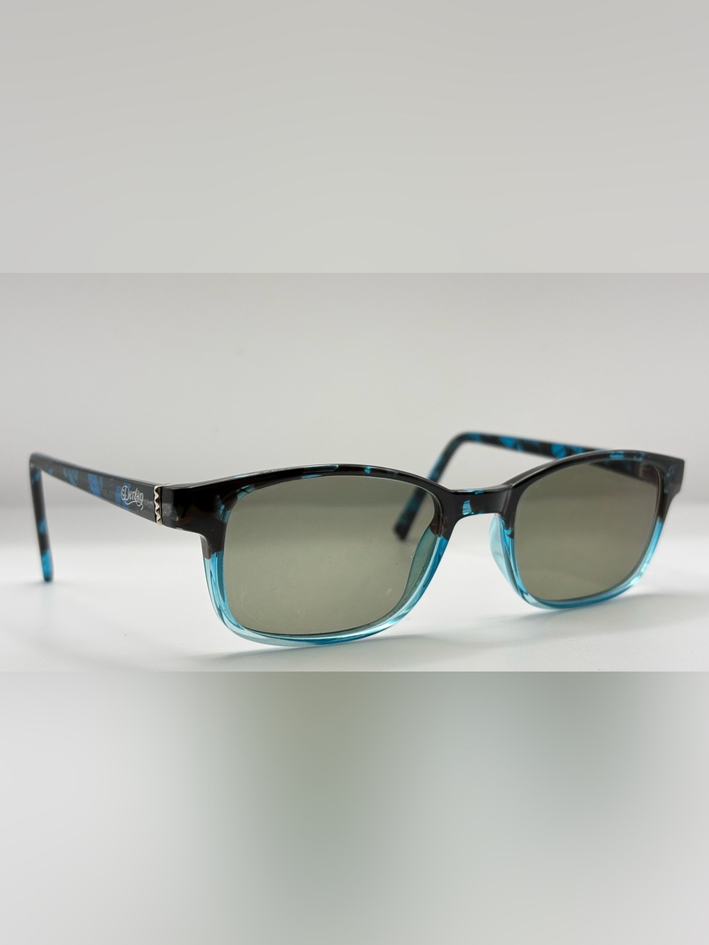 Dereon DOV520 Tortoise Blue Oval Sunglasses Frames Only